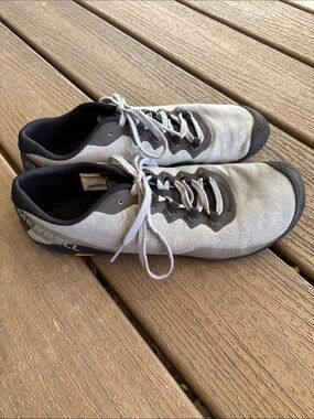 Merrell Vapor Glove 3 Lunar Metallic Gray Women’s Size 10 Barefoot Running